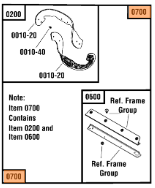 1687806 Kit de lame et de vols de grattoir pour souffleuse à neige Briggs and Stratton