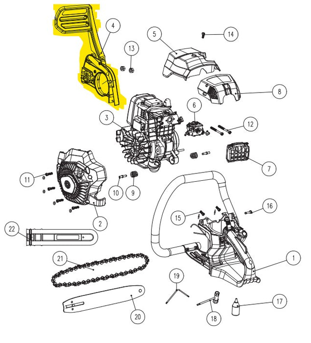 199001000548 Senix End Cap Assembly - drmower.ca
