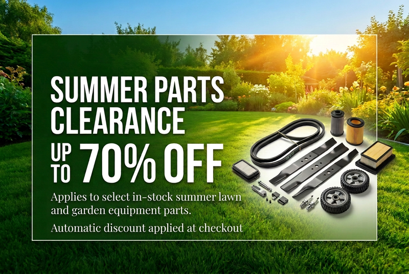Summer clearance banner with revised eligibility text above the automatic checkout discount line and no store name